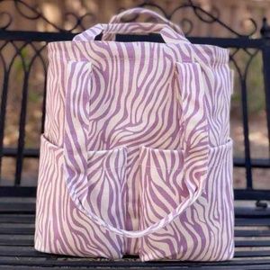COPY - Dagne Dover Pacific Tote-Zebra Print FITS STANLEY CUPS